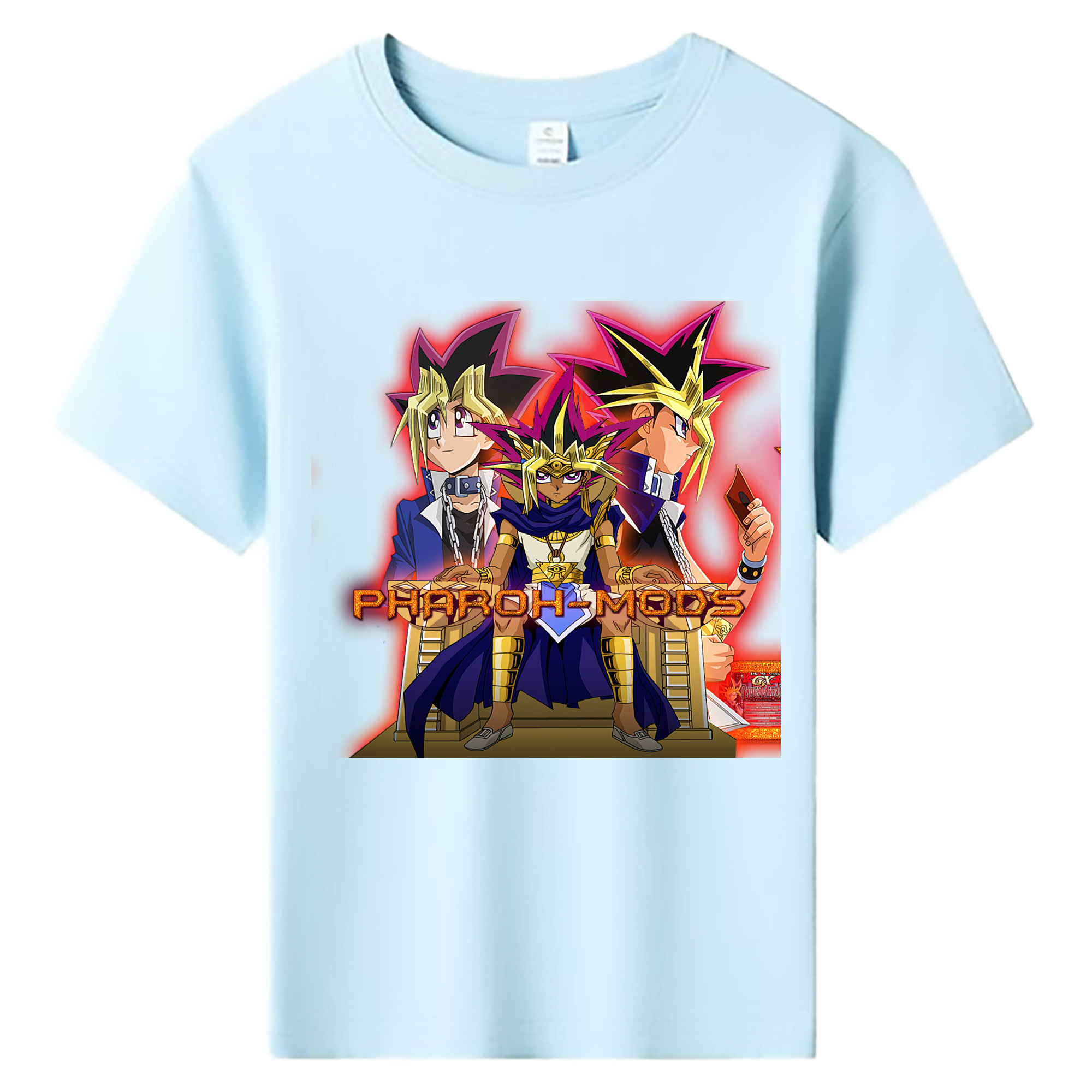 （画像用） 遊☆戯☆王 Yu-Gi-Oh! 綿100％キッズTシャツ（フロントプリント）